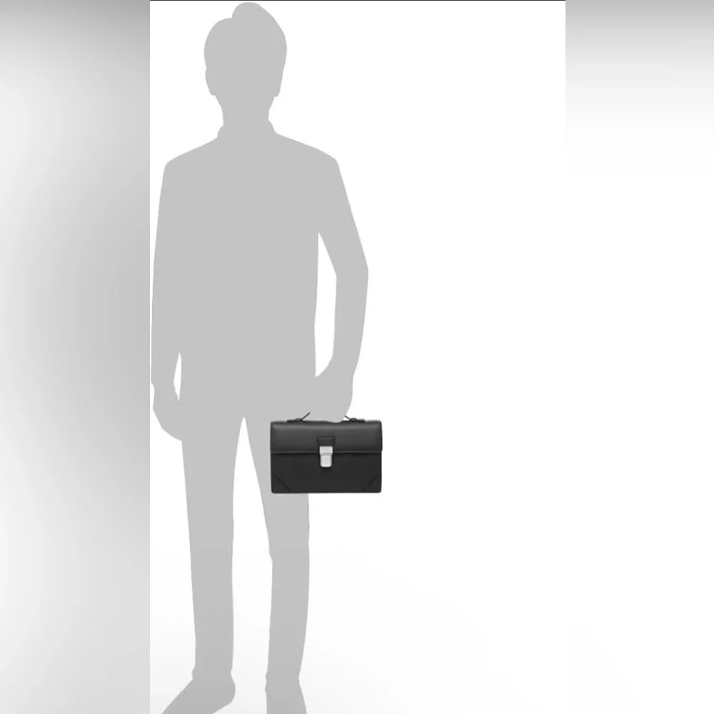 Dunhill Sidecar Gunmetal Pochette L3F290A (Black) - NWT - Picture 12 of 12